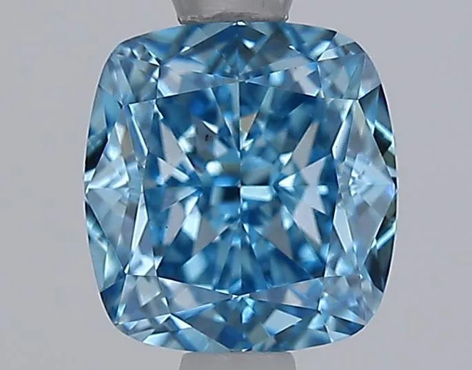 1.60ct Cushion modified Lab Grown Diamond (Colour Fancy Vivid Blue, Clarity VS1, IGI Certified)