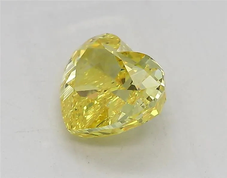 1.60ct Heart Lab Grown Diamond (Colour Fancy Vivid Yellow, Clarity VVS2, IGI Certified)
