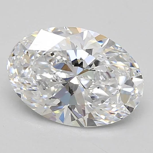 1.60ct Oval Lab Grown Diamond (Colour D, Clarity IF, GIA Certified)