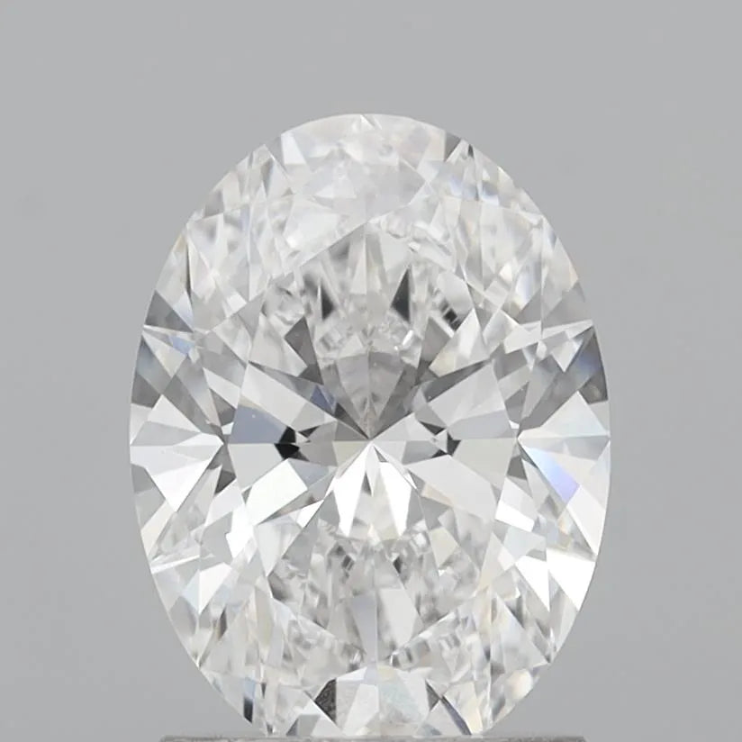 1.60ct Oval Lab Grown Diamond (Colour D, Clarity VVS2, IGI Certified)