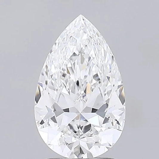 1.60ct Pear Lab Grown Diamond (Colour E, Clarity VVS2, IGI Certified)