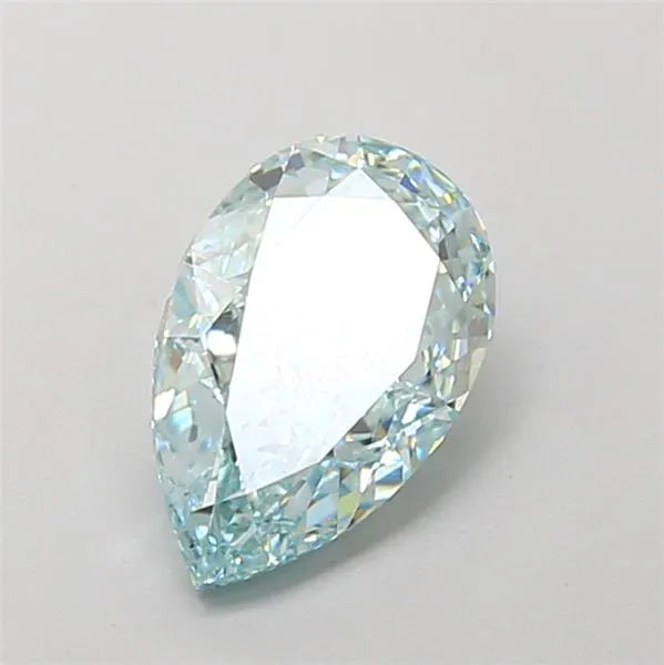 1.60ct Pear Lab Grown Diamond (Colour Fancy Intense Blueish Green, Clarity VS1, IGI Certified)