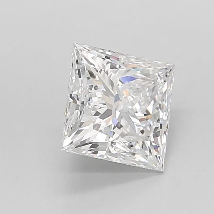 1.60ct Princess Lab Grown Diamond (Colour D, Clarity FL, Cut EX, IGI Certified)