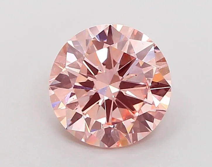 1.60ct Round Lab Grown Diamond (Colour Fancy Intense Pink, Clarity VS2, Cut VG, IGI Certified)