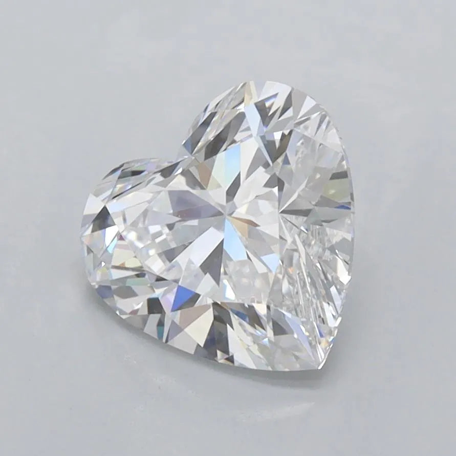 1.61ct Heart Lab Grown Diamond (Colour D, Clarity FL, IGI Certified)