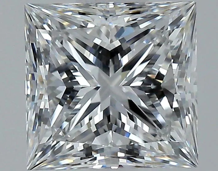 1.61ct Princess Natural Diamond (Colour D, Clarity VVS2, Cut EX, GIA Certified)