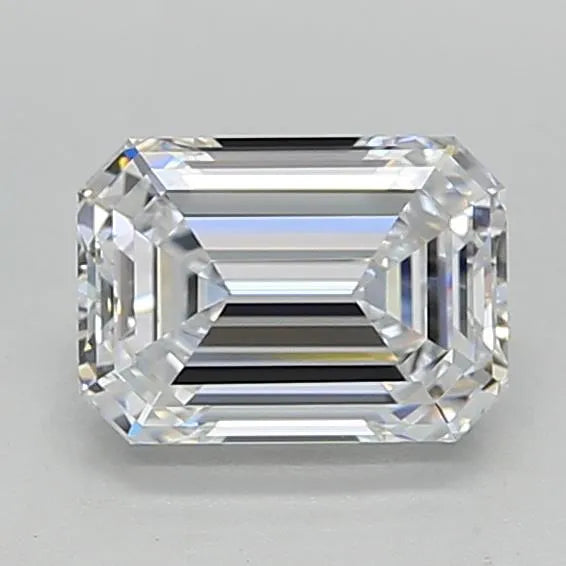 1.62ct Emerald Lab Grown Diamond (Colour D, Clarity IF, IGI Certified)