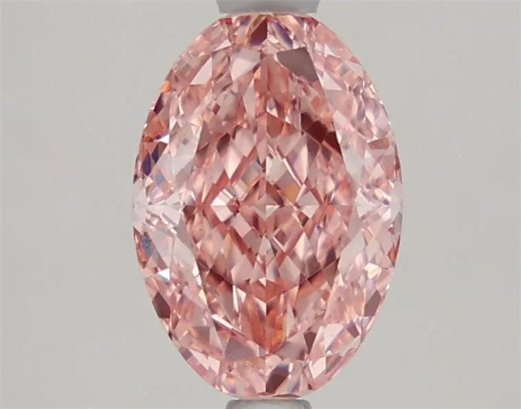 1.62ct Oval Lab Grown Diamond (Colour Fancy Intense Pink, Clarity VS1, IGI Certified)
