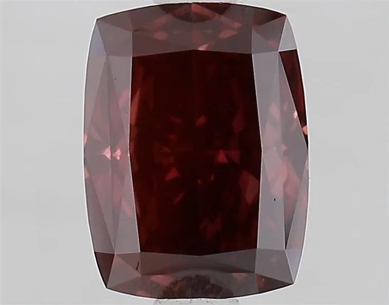 1.63ct Cushion modified Lab Grown Diamond (Colour Fancy Deep Brownish Pink, Clarity VS2, IGI Certified)