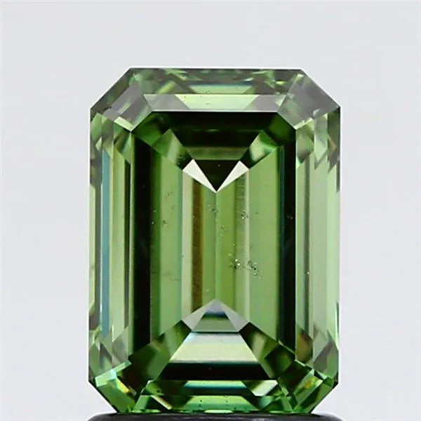 1.63ct Emerald Lab Grown Diamond (Colour Fancy Vivid Green, Clarity SI1, IGI Certified)