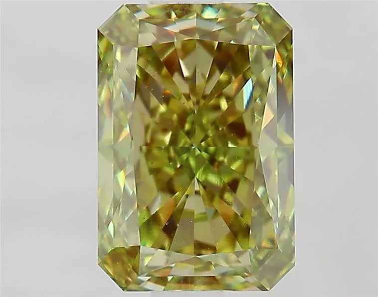 1.63ct Radiant Lab Grown Diamond (Colour Fancy Vivid Green, Clarity VS2, IGI Certified)