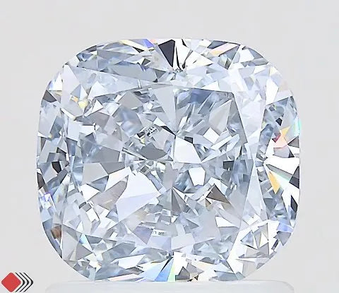 1.65ct Cushion modified Lab Grown Diamond (Colour Fancy Blue, Clarity VVS2, IGI Certified)