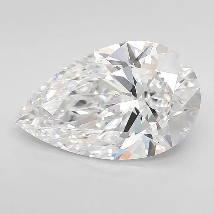 1.65ct Pear Lab Grown Diamond (Colour D, Clarity VVS2, Cut EX, IGI Certified)