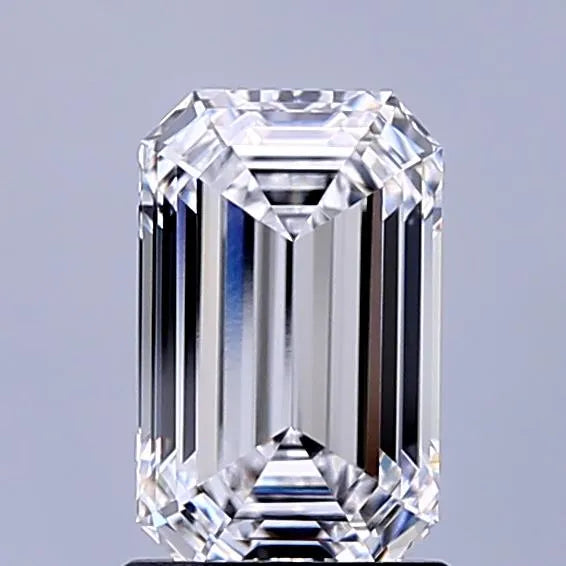 1.66ct Emerald Lab Grown Diamond (Colour D, Clarity VVS1, IGI Certified)