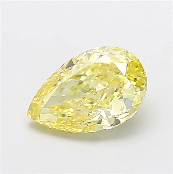 1.66ct Pear Lab Grown Diamond (Colour Fancy Intense Yellow, Clarity VVS2, IGI Certified)