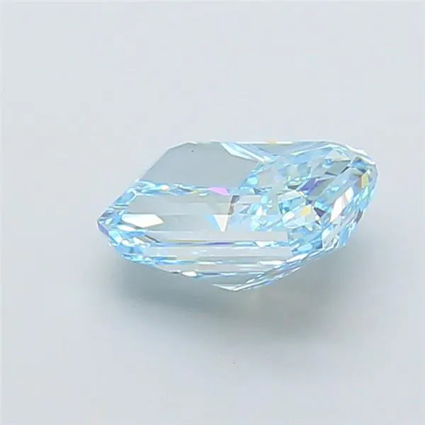 1.67ct Radiant Lab Grown Diamond (Colour Fancy Vivid Blue, Clarity VS1, IGI Certified)