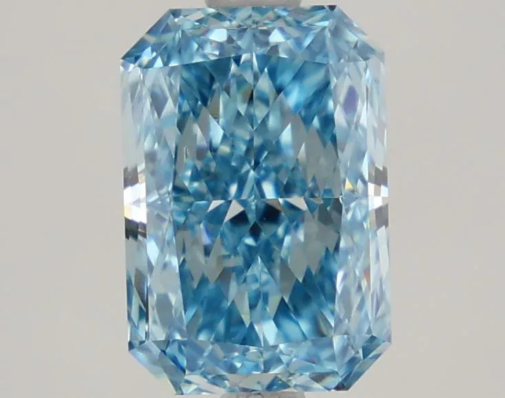 1.67ct Radiant Lab Grown Diamond (Colour Fancy Vivid Blue, Clarity VVS1, IGI Certified)