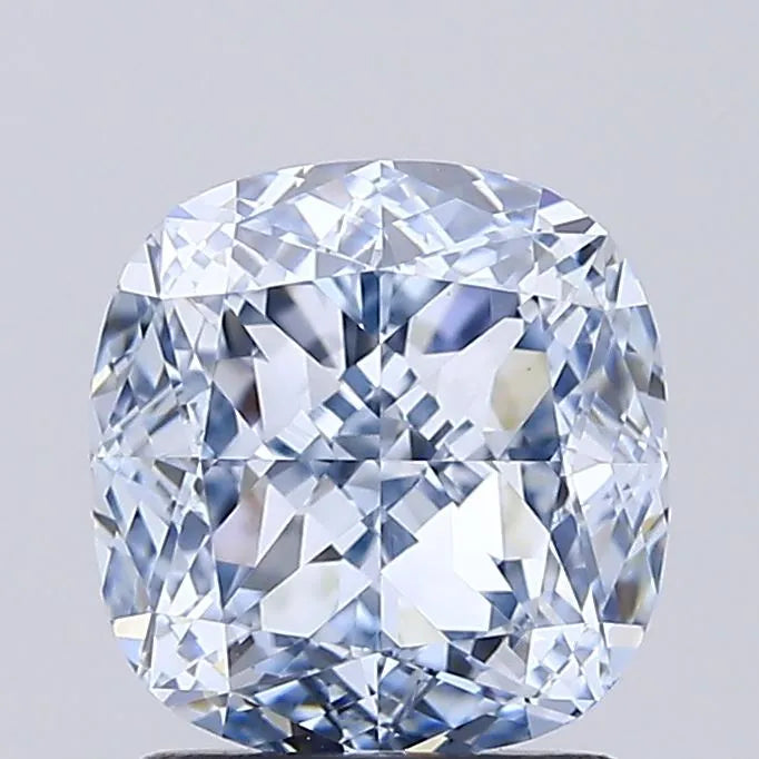 1.68ct Cushion modified Lab Grown Diamond (Colour Fancy Blue, Clarity VVS2, IGI Certified)