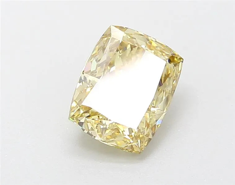 1.68ct Cushion modified Lab Grown Diamond (Colour Fancy Intense Yellow, Clarity VS1, IGI Certified)