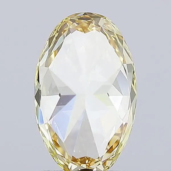 1.68ct Oval Lab Grown Diamond (Colour Fancy Yellow, Clarity VVS2, IGI Certified)