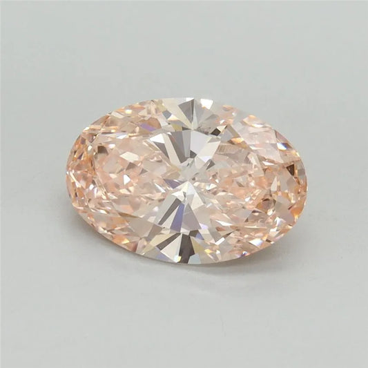 1.69ct Oval Lab Grown Diamond (Colour Fancy Intense Pink, Clarity VS1, IGI Certified)