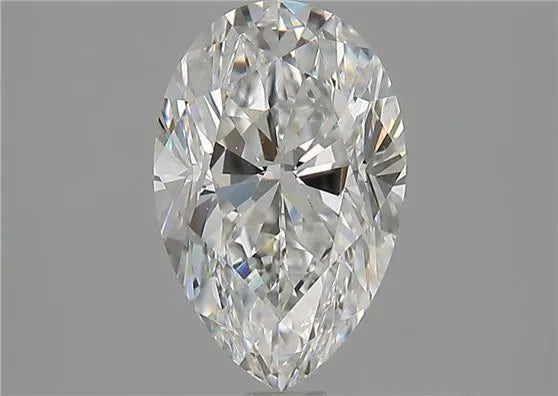 1.69ct Pear Natural Diamond (Colour E, Clarity IF, GIA Certified)