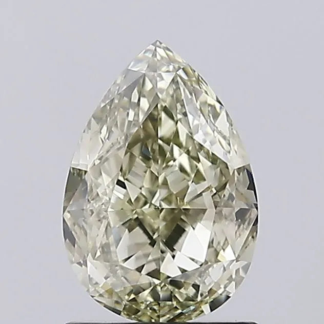 1.69ct Pear Natural Diamond (Colour Fancy Yellow, Clarity VS2, GIA Certified)