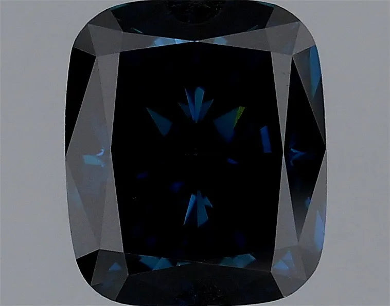 1.70ct Cushion modified Lab Grown Diamond (Colour Fancy Deep Blue, Clarity VVS2, Cut VG, IGI Certified)