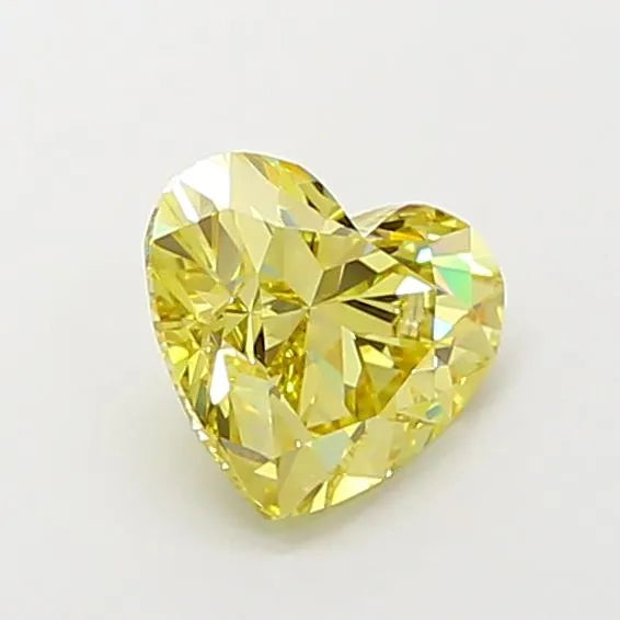 1.70ct Heart Lab Grown Diamond (Colour Fancy Intense Yellow, Clarity VS1, IGI Certified)