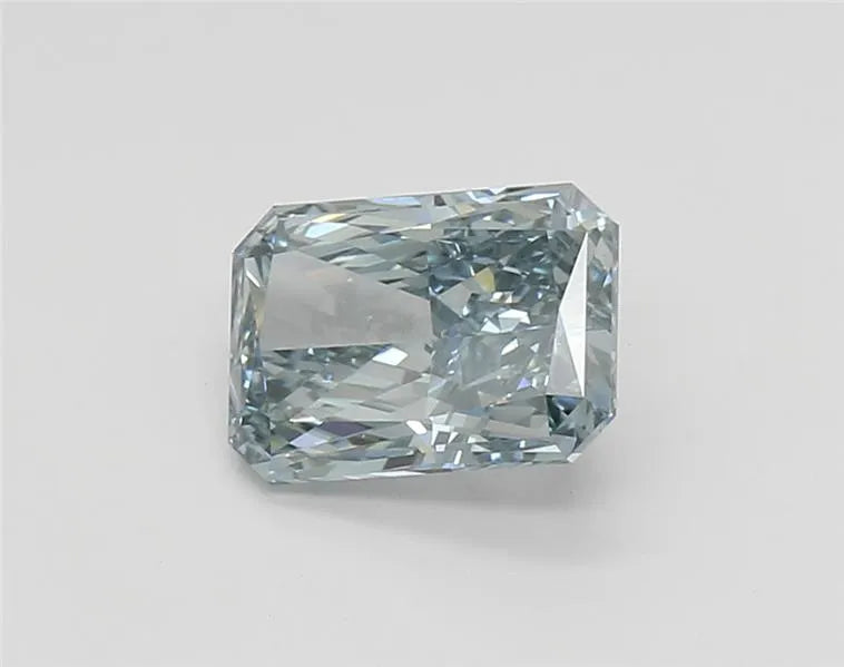 1.70ct Radiant Lab Grown Diamond (Colour Fancy Vivid Blue, Clarity VS1, IGI Certified)