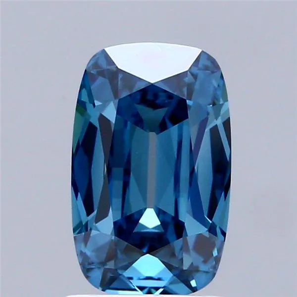 1.71ct Cushion brilliant Lab Grown Diamond (Colour Fancy Vivid Blue, Clarity VS1, IGI Certified)