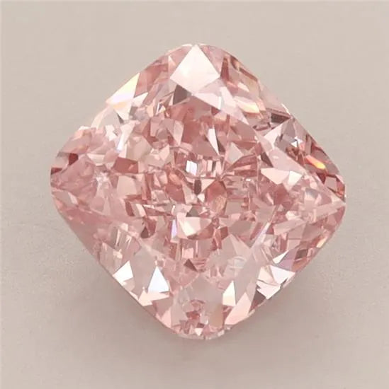 1.71ct Cushion modified Lab Grown Diamond (Colour Fancy Vivid Pink, Clarity VS1, IGI Certified)