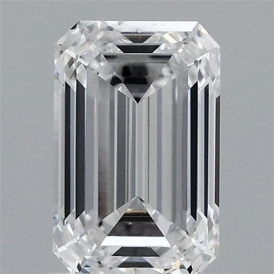 1.71ct Emerald Lab Grown Diamond (Colour D, Clarity VVS2, IGI Certified)