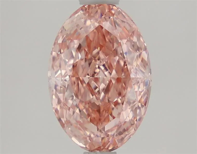 1.71ct Oval Lab Grown Diamond (Colour Fancy Vivid Pink, Clarity VVS2, IGI Certified)
