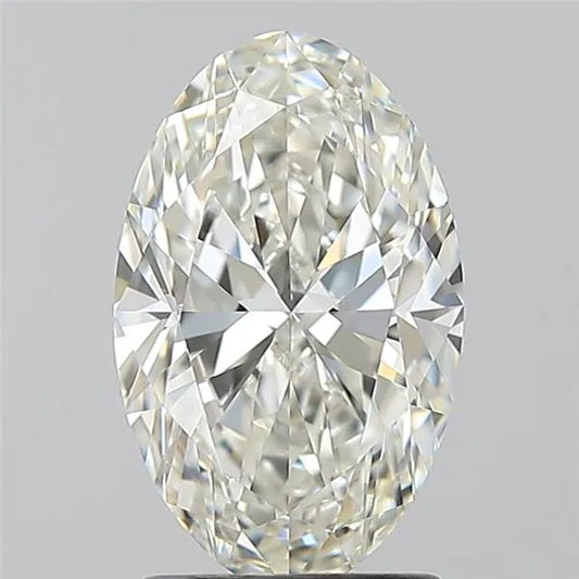 1.71ct Oval Natural Diamond (Colour I, Clarity VVS1, GIA Certified)