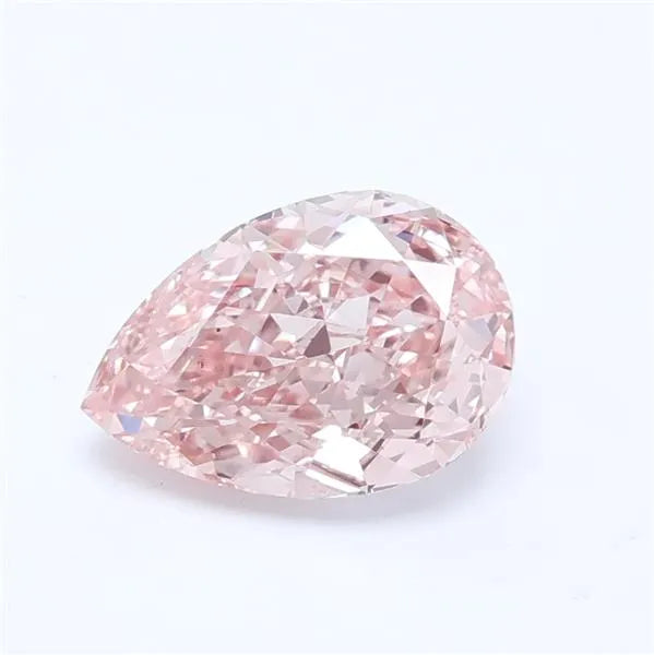 1.71ct Pear Lab Grown Diamond (Colour Fancy Vivid Pink, Clarity VS1, IGI Certified)