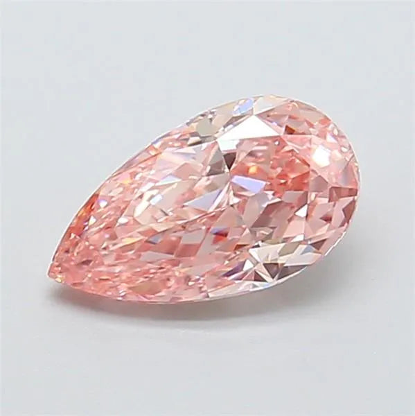1.71ct Pear Lab Grown Diamond (Colour Fancy Vivid Pink, Clarity VS2, IGI Certified)