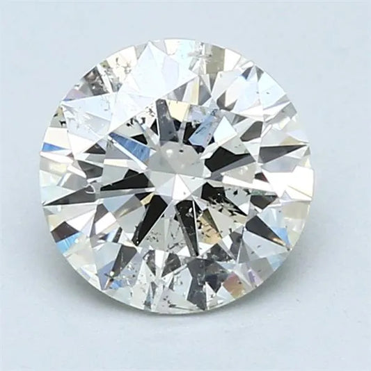 1.71ct Round Natural Diamond (Colour F, Clarity SI2, Cut EX, EGL Certified)