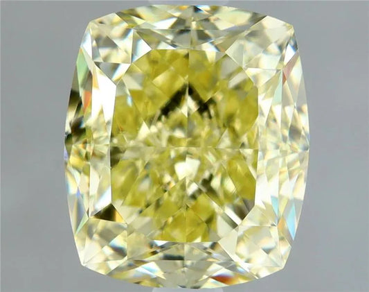 1.72ct Cushion brilliant Natural Diamond (Colour Fancy Light Yellow, Clarity VVS2, GIA Certified)