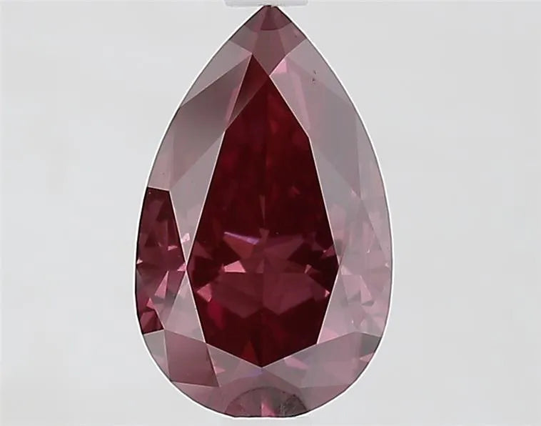 1.72ct Pear Lab Grown Diamond (Colour Fancy Deep Pink, Clarity VS2, IGI Certified)