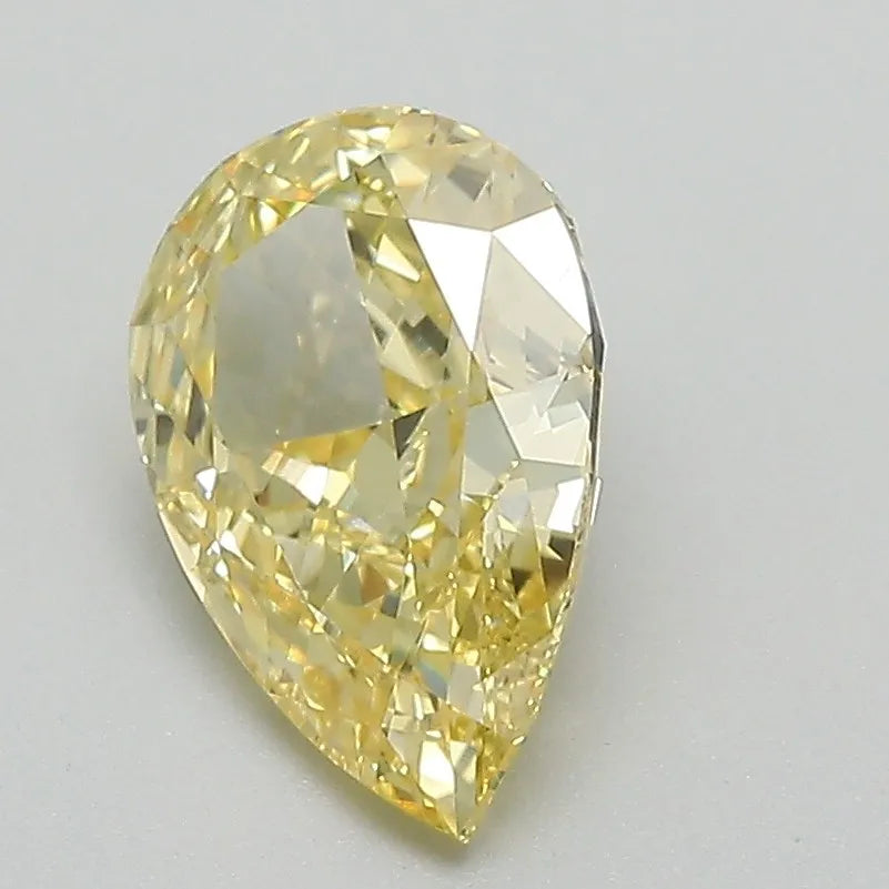 1.72ct Pear Lab Grown Diamond (Colour Fancy Intense Yellow, Clarity VVS2, IGI Certified)