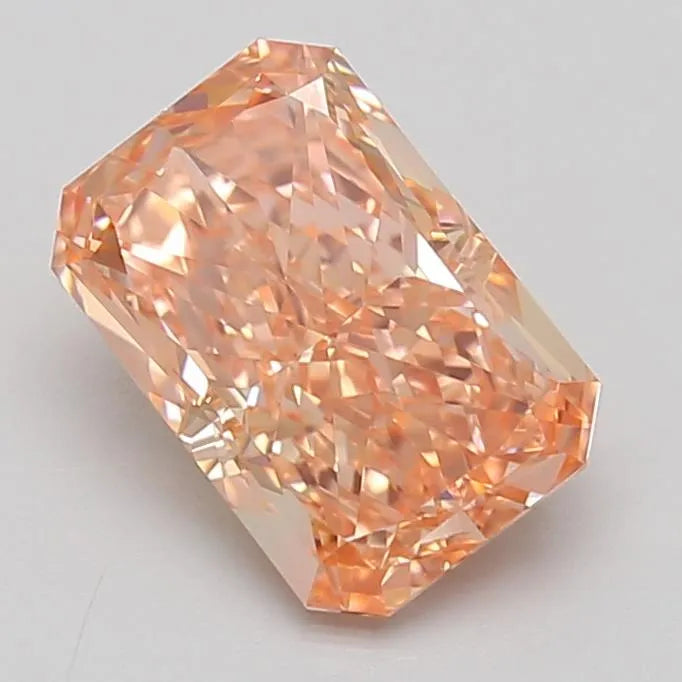 1.72ct Radiant Lab Grown Diamond (Colour Fancy Vivid Pink, Clarity VVS2, Cut EX, IGI Certified)