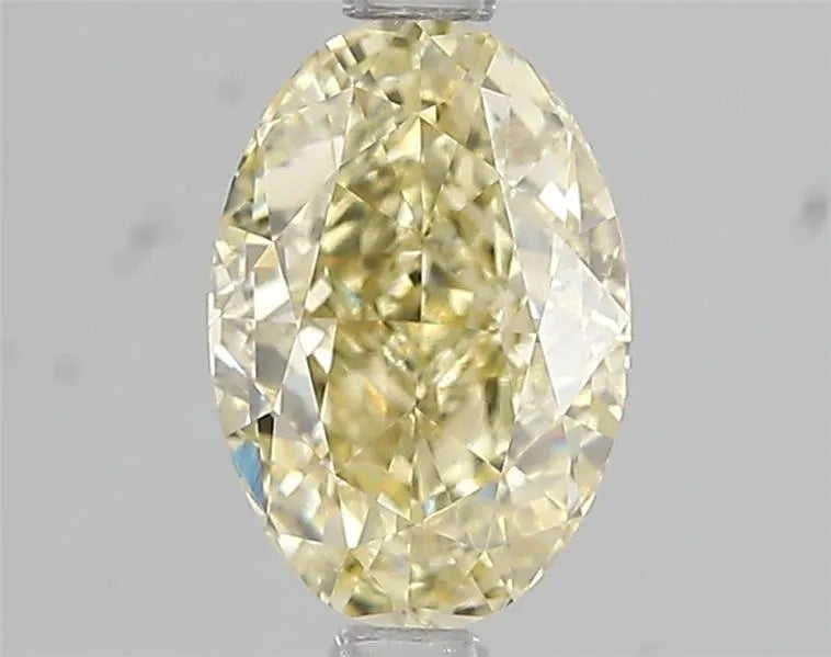1.73ct Oval Lab Grown Diamond (Colour Fancy Light Yellow, Clarity VS1, IGI Certified)