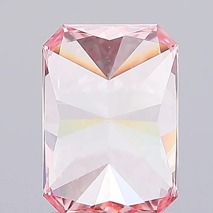 1.73ct Radiant Lab Grown Diamond (Colour Fancy Vivid Pink, Clarity VS1, IGI Certified)