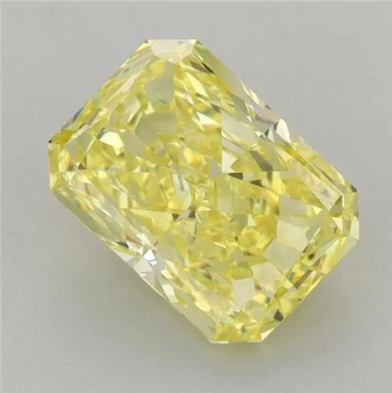 1.73ct Radiant Lab Grown Diamond (Colour Fancy Vivid Yellow, Clarity VVS2, IGI Certified)