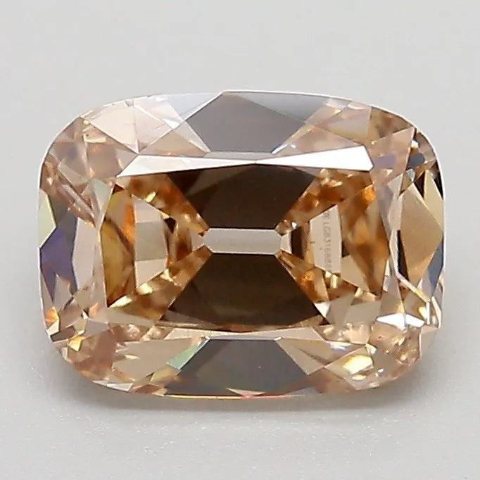 1.74ct Cushion Lab Grown Diamond (Colour Faint Brown, Clarity VVS2, IGI Certified)