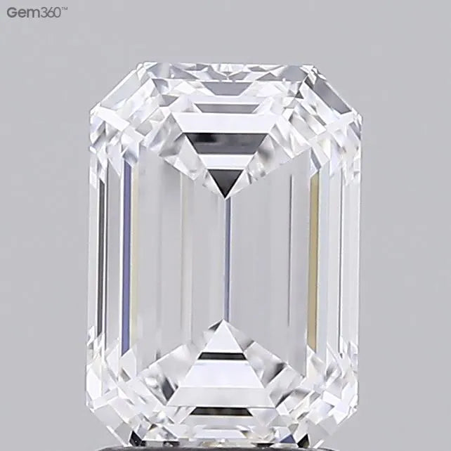 1.74ct Emerald Lab Grown Diamond (Colour D, Clarity VVS2, GIA Certified)