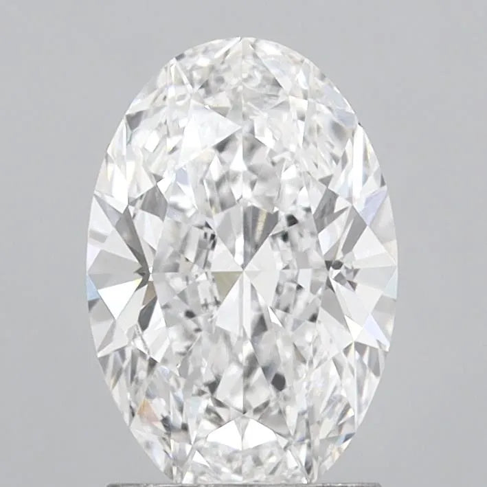1.74ct Oval Lab Grown Diamond (Colour D, Clarity VVS2, IGI Certified)