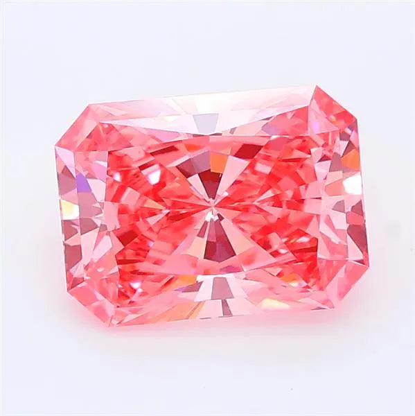 1.75ct Radiant Lab Grown Diamond (Colour Fancy Vivid Pink, Clarity VVS2, IGI Certified)