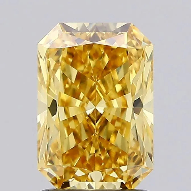 1.75ct Radiant Lab Grown Diamond (Colour Fancy Vivid Yellow, Clarity VS1, IGI Certified)